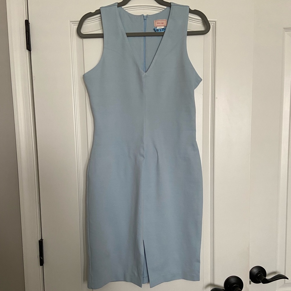 Blue bodycon dress
